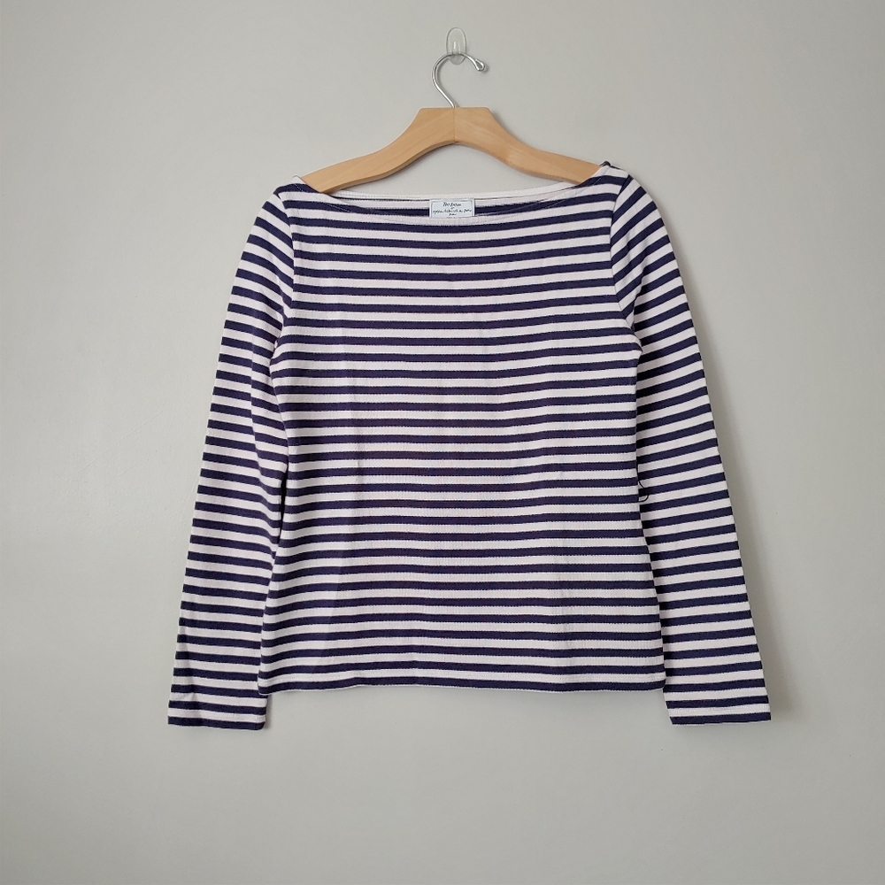 Petit Bateau Mariniere Striped Shirt Long Sleeve Opéra National Lacroix Small